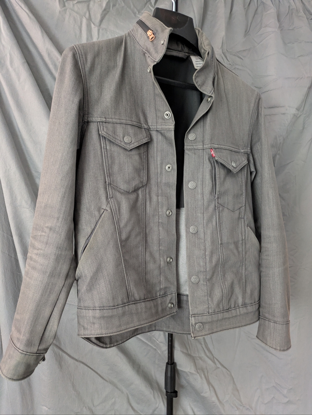 Levi's Grey Denim Commuter Jacket